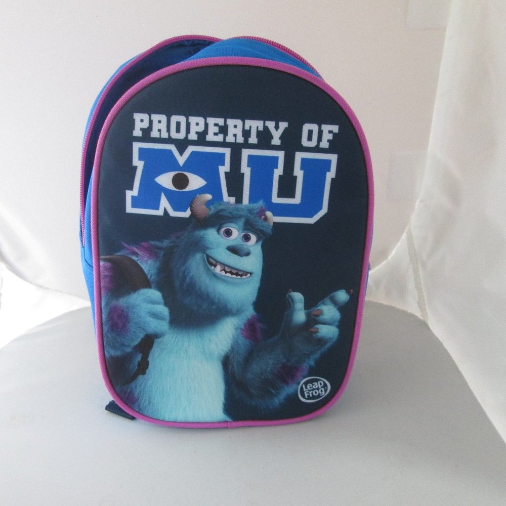 LeapFrog Disney Pixar Monsters University Carrying Pack Backpack Excellent shape